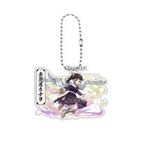 Creative Y2k Anime Cartoon Tanjiro Kamado Nezuko Shinobu Acrylic Keychain Accessories Car Pendant Charm Gifts Toys Accessories about 5cm gray