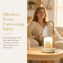 Metal Base Candle Warmer Lamp US Plug Desk Lamp Vintage Candle Lamp  House Warming balta