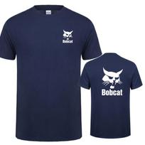 Bobcat T Shirt Summer Unisex Short Sleeve Cotton Bobcat Heavy Equipunisext Logo Tshirts Unisex Tops Tee Lh483 S gray