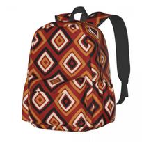 Ace Fire Silhouette Manga One Piece Rucksack  Trip Knapsacks Male Colorful Pattern High Learner Bags Pretty Rucksack 16x28x17cm brown