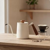 Gooseneck Pour over Kettle Stainless Steel for Baristas, Kitchen 600ML 600ML Gooseneck a
