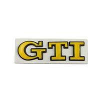 3D Metalinis Logotipas GTI Emblema Raidės Automobilio Galinės Bagažinės Ženklelis Volkswagen VW Golf 4 5 6 7 7.5 MK4 MK5 MK6 MK7 GTI Lipdukas DEWJ2 Aksesuarai white