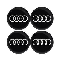 56/60/63/65/68mm 4 VNT. Automobilio ratlankių dangteliai Emblema Ženklelis Lipdukai Dekoracija AUDI RS A3 A4 B8 8P 8V A6 C7 A5 Q5 B7 B6 B9 Q7 A1 56MM Sticker
