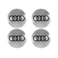 56/60/63/65/68mm 4 VNT. Automobilio ratlankių dangteliai Emblema Ženklelis Lipdukai Dekoracija AUDI RS A3 A4 B8 8P 8V A6 C7 A5 Q5 B7 B6 B9 Q7 A1 56MM Sticker
