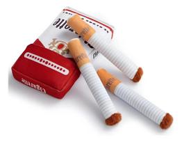 Šunų čaižomasis snukio žaislas, cigarečių dėžutės dizaino interaktyvus kramtomasis žaislas šunų dantų priežiūrai gray