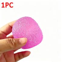 Crystal Squish Stretch Stress Ball Malt Sugar Filled Textured Squeeze Fidget Toy Anti Stress Sensory Hand Toy For Adult Children pink