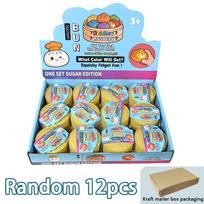 Hot Squishy Wth Box Glitter Dumpling Sensory Steamer Soft Tpr Dough Ball For Decompression Fidget Toy Stress Relief Gift