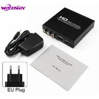 HDMI to HDMI and AV RCA CVBS 3RCA Converter Composite Out Video Audio Splitter Adapter Auto scaler 1080P In Out PAL NTSC With EU power