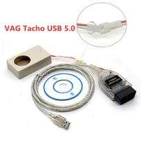 Top-Rated VAG Tacho USB Version V5.0 For NEC MCU 24C32 or 24C64 VAG Tacho USB V5.0 ECU Chip Tunning Tool VAGTacho 5.0 white