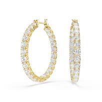 Swarovski Auskarai 'MATRIX' auksas / skaidri spalva