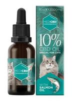 MediCBD CBD aliejus katėms su lašišų aliejumi, 10 % CBD, 3000 mg, 30 ml