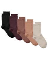 VERO MODA Kojinės 'VMKira' kupranugario / glaisto spalva / tamsiai ruda / burgundiško vyno spalva / juoda