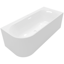 Villeroy & Boch Loop & Friends prie sienos montuojama akrilinė vonia 170x75 cm, dešinė, Alpių balta
