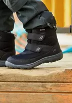 Viking žieminiai batai vaikams Vang High su GORETEX - Warm Juodas