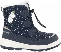 Viking Toasty Warm GTX Zip Moomin žieminai batai vaikams su GORETEX - Navy