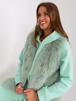 Wool Fashion Italia Liemenė-AT-KZ-2368.00P-pistacijos
