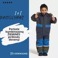 Didriksons žieminis kombinezonas - BJÖRNEN KD COV MULT2 Multi Colour Mėlyna (yra vietoje)