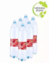 Uab Druskininku Rasa Rasa LIGHT braškių skonio gazuotas stalo vanduo, 1,5l x 6 vnt
