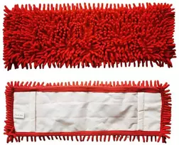 Chenille mikrofibrinė grindų šluostė, raudona (40cm/50cm) - 50cm