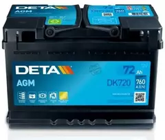 DETA DK720 72Ah 760A (EN) AGM akumuliatorius