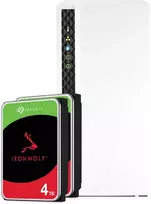 Serveris QNAP TS-233 8TB Seagate IronWolf NAS NAS rinkinys, įskaitant 2x 4TB Seagate IronWolf 3,5 colio SATA kietąjį diską