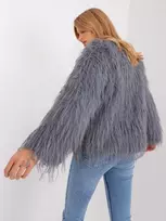 Wool Fashion Italia Striukė moterims-AT-KR-2359.96P-pilka