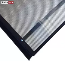 Starkedach Stogelis RODEO R-150 - Pilka konstrukcija / Tonuota danga