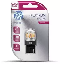 M-TECH LED lemputė LB828Y T20 WY21W 12-24V CANBUS geltona