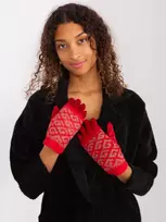 Wool Fashion Italia Pirštinės-AT-RK-2310.61-raudona