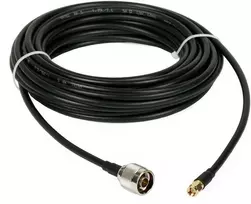 Spacetronik Antenos laidas, N kištukas, SMA kištukas LMR240, 10 m