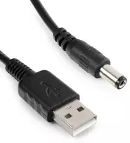 Spacetronik USB į DC 2.5/5.5 maitinimo adapterio laidas, 100 cm