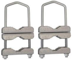 Stojaki Maszty Antenos stiebo jungties spaustukai - 2 vnt. rinkinys
