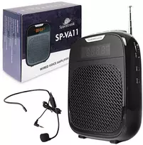Spacetronik Laidinis balso stiprintuvo mikrofonas SP-VA11 +FM