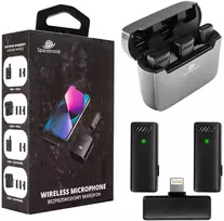 Spacetronik 2x belaidis mikrofonas iPhone Lightning I WM12L