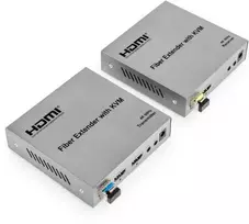 Spacetronik HDMI į optinio pluošto keitiklis SPH-FO11 KVM 4K 60Hz