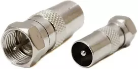 Spacetronik F adapteris: F kištukas – IEC antenos kištukas