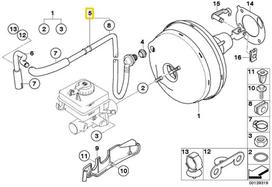 Bmw Vakuuminis Vamzdis E60 E61 E63 2004 2007 Originalus 34336769629