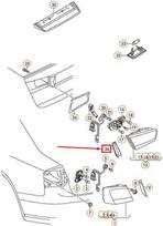 VAG AUDI A6 Universalas S6 quattro Galinio žibinto galinio žibinto apdaila dešinė originali 4G5945256