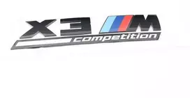 BMW X3 M F97 Konkurencija Galinė bagažinės emblema su užrašu 51148077609 Originali