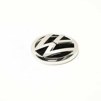 VAG VW Emblema Juoda Blizgi Poliruotas Chromas Passat Golf T-Roc Originalus 510853617