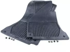 BMW E39 5 serijos priekinės gumos kilimėlių komplektas (kairės pusės vairavimui), originalūs, 82559405043
