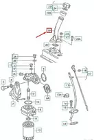 VAG VW T4 kaklo alyvos įpylimo vamzdelis 074115308E Originalus
