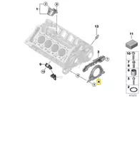 BMW Vairo su ašies apribojimu 5 F10 F11 G30 11148483798 Originalus