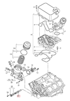 VAG AUDI A4 A5 A5 A6 A6 A7 A8 Q5 Q7 VW PASSAT termostatas originalus 059115201B