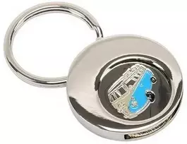 VAG VW raktų pakabukas su "Kombi" padalytu logotipu vežimėlio lustas originalus 231087010BJKA