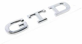 VAG VOLKSWAGEN GOLF MK8 GALINIS GTD ŽENKLIUKAS SU UŽRAŠU EMBLEMA CHROMAS 5H0853687B2ZZ ORIGINALUS