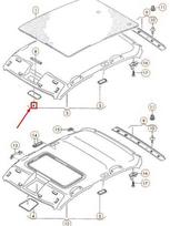 VAG VW PASSAT B5.5 priekinių vidaus žibintų sustiprinimas originalus 3B0867599A