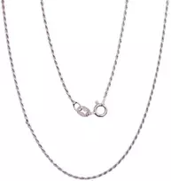 Sidabrinė grandinėlė Rope 1,1 mm - 2.2 g. - 40 - 1,1 mm.