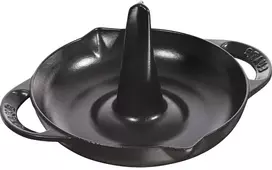 STAUB Keptuvas do kurczaka 24 cm, juoda