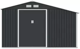 Sodo namukas su malkine MADISON 11x6, Cold Pilkas
